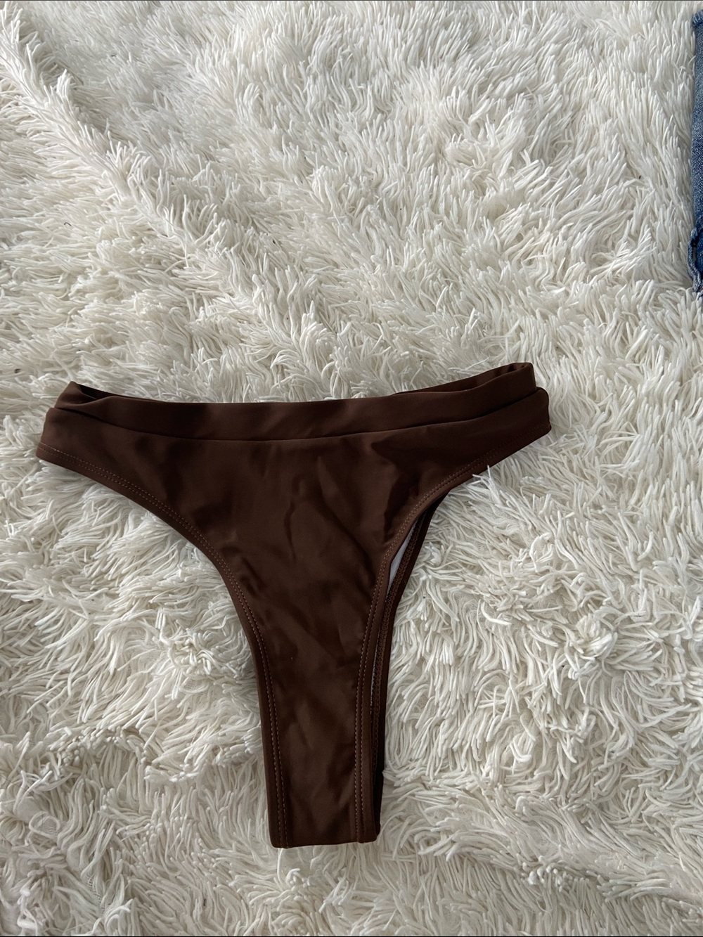 Bikini botom Brown shein